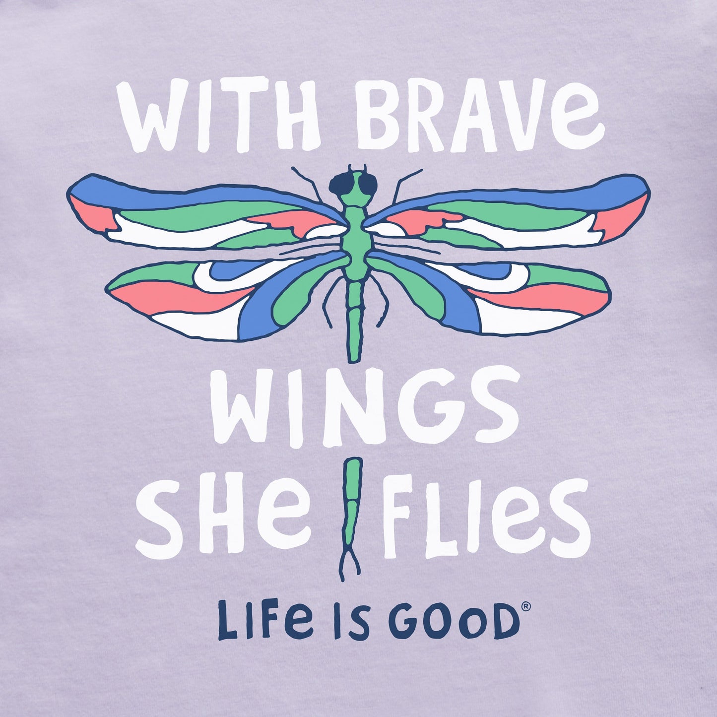 Kids Brave Wings Short Sleeve Crusher Tee