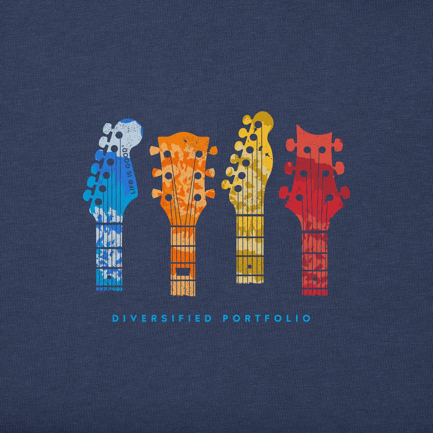 Men's Tie Dye Diversified Guitars Short Sleeve Tee