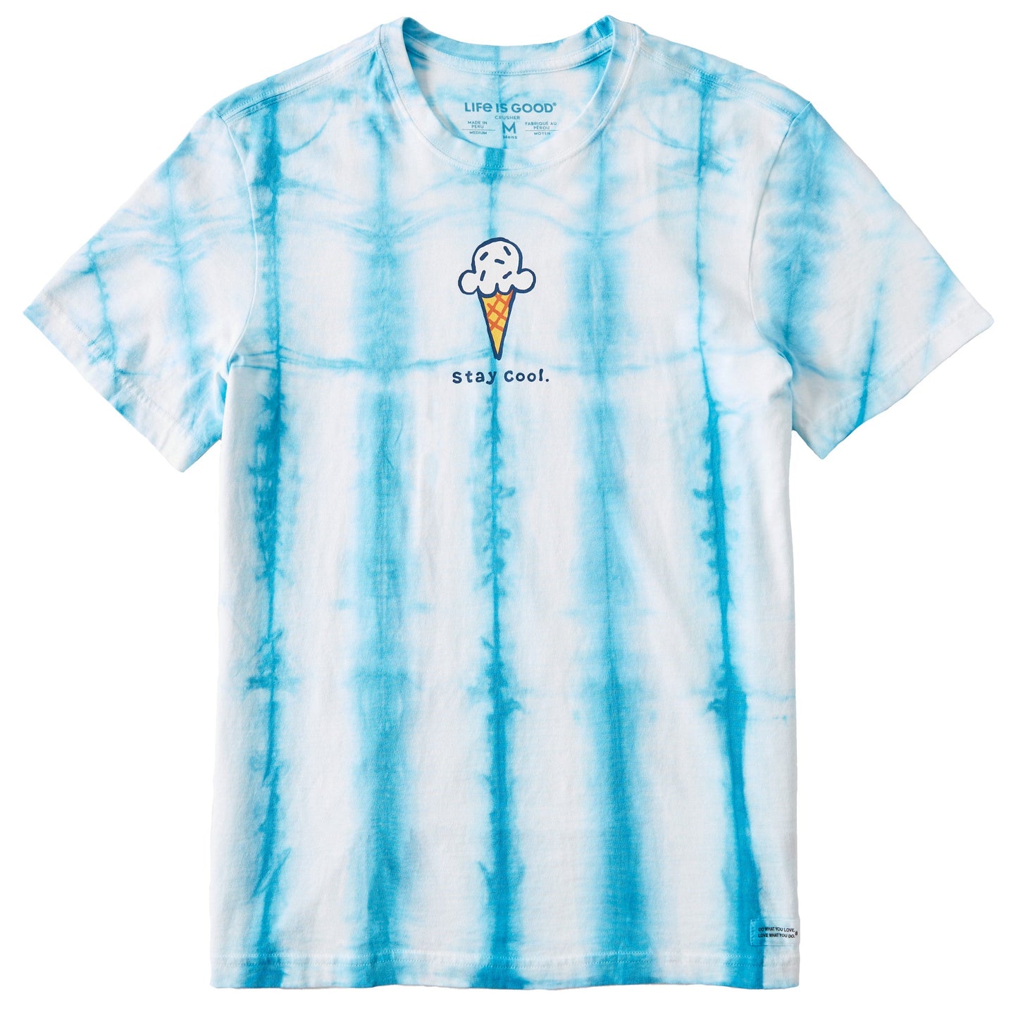 Men's Tie Dye Stay Cool Cone Short Sleeve Crusher Tee