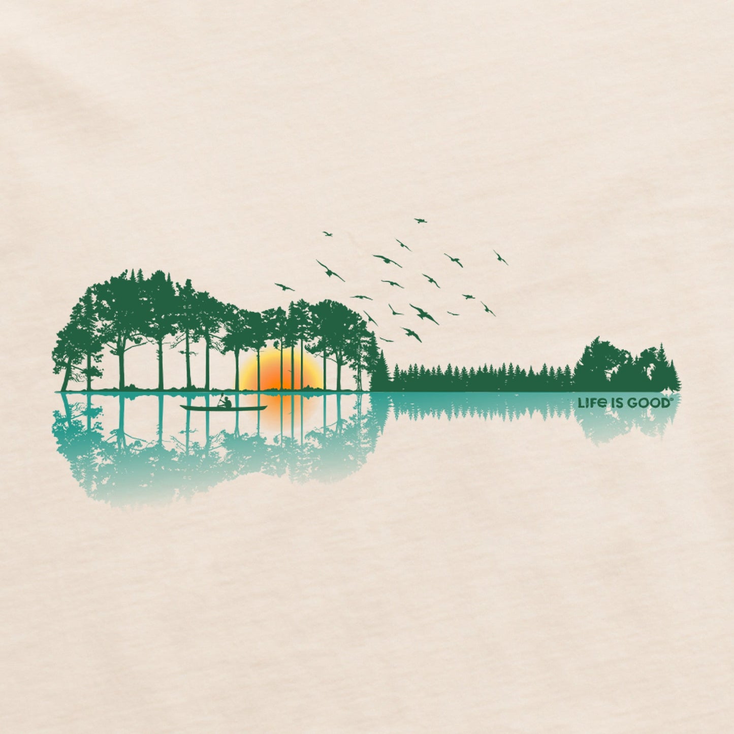 Men's Natural Rhythm on the Water Short Sleeve Crusher Tee