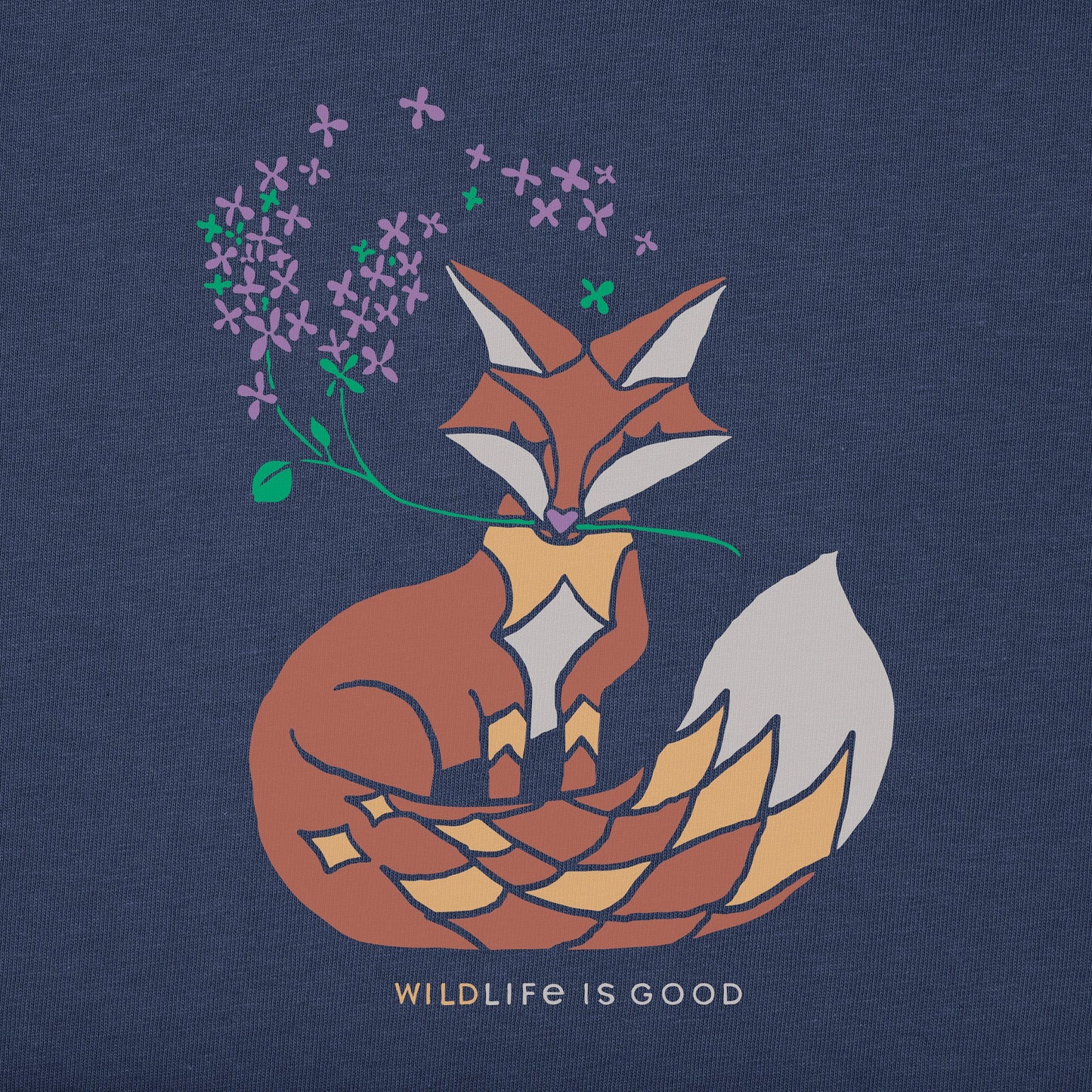 Women's Wild Fox Long Sleeve Crusher Tee