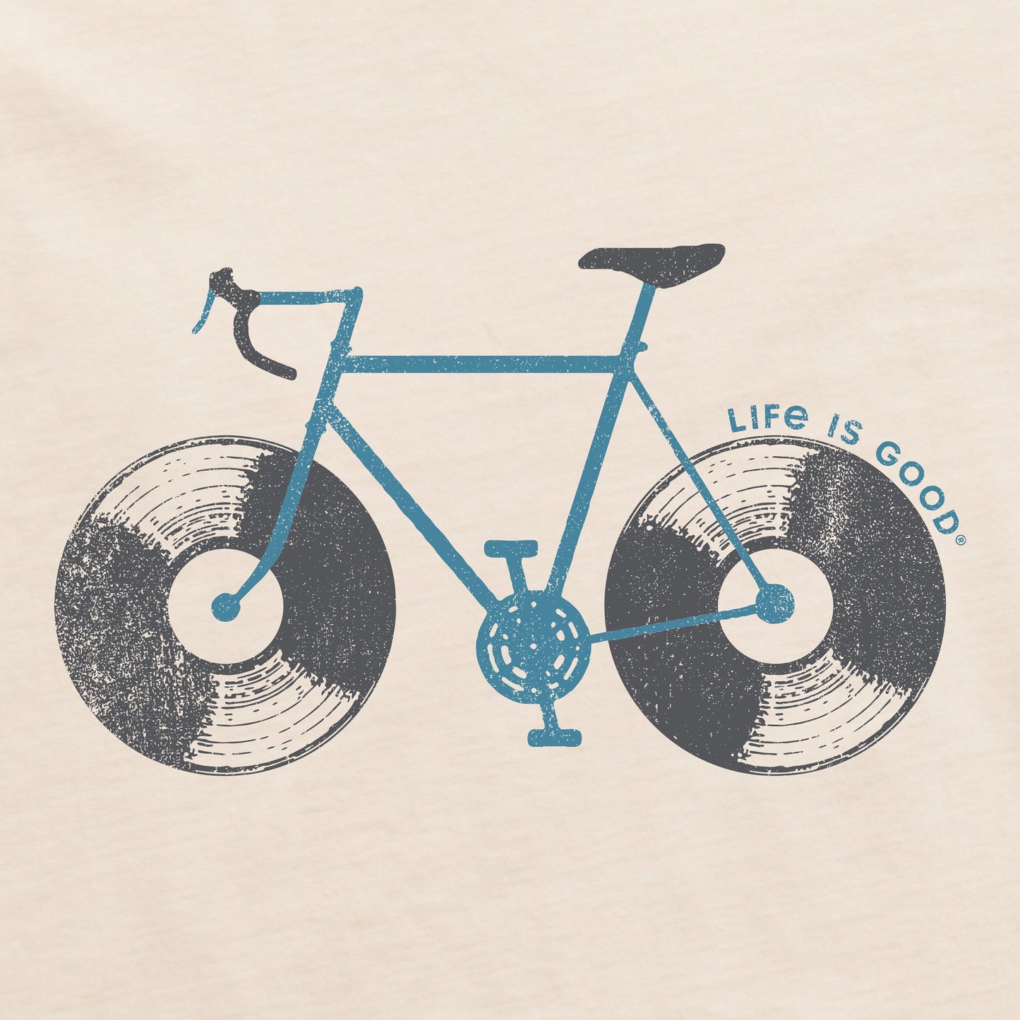 Men's Vinyl Bike Short Sleeve Crusher Tee