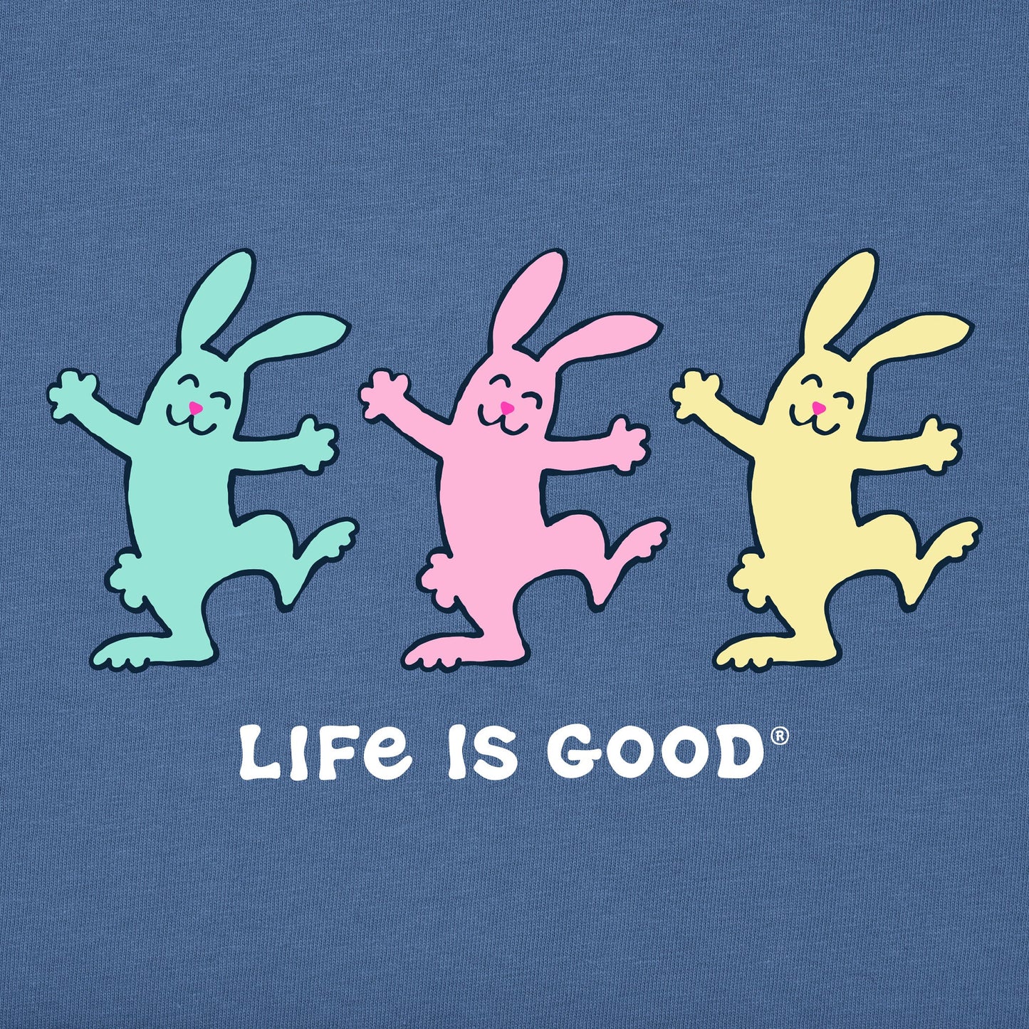 Men's Happy Bunnies Short Sleeve Crusher Tee