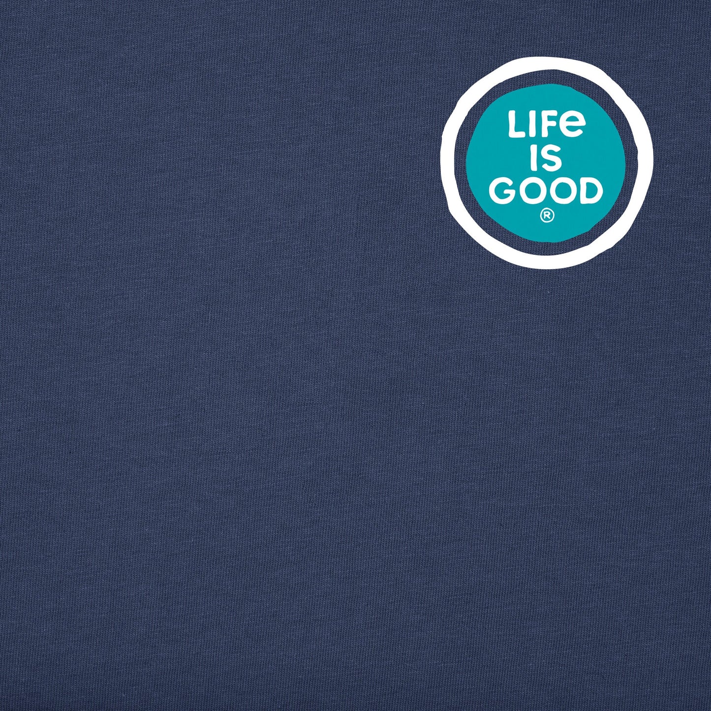 Men's Snowy Trees From Below Long Sleeve Crusher Tee