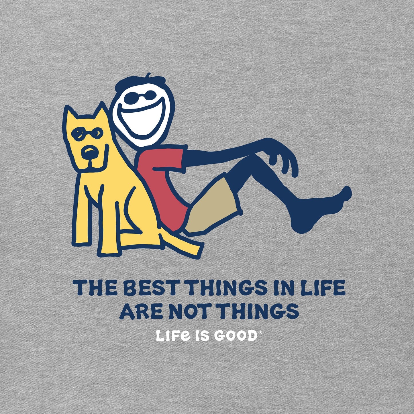 Men's Jake and Rocket the Best Things Short Sleeve Crusher Tee
