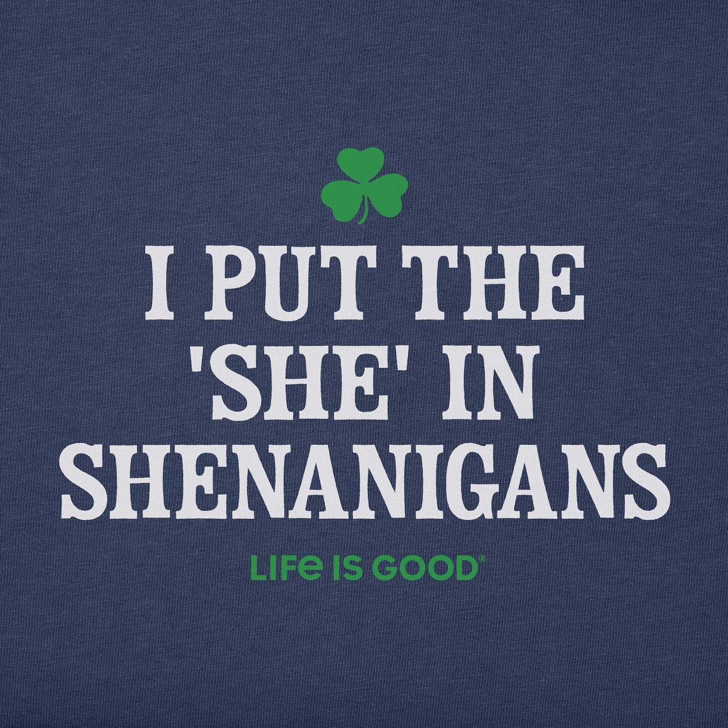 Women's She-Nanigans Short Sleeve Crusher Tee