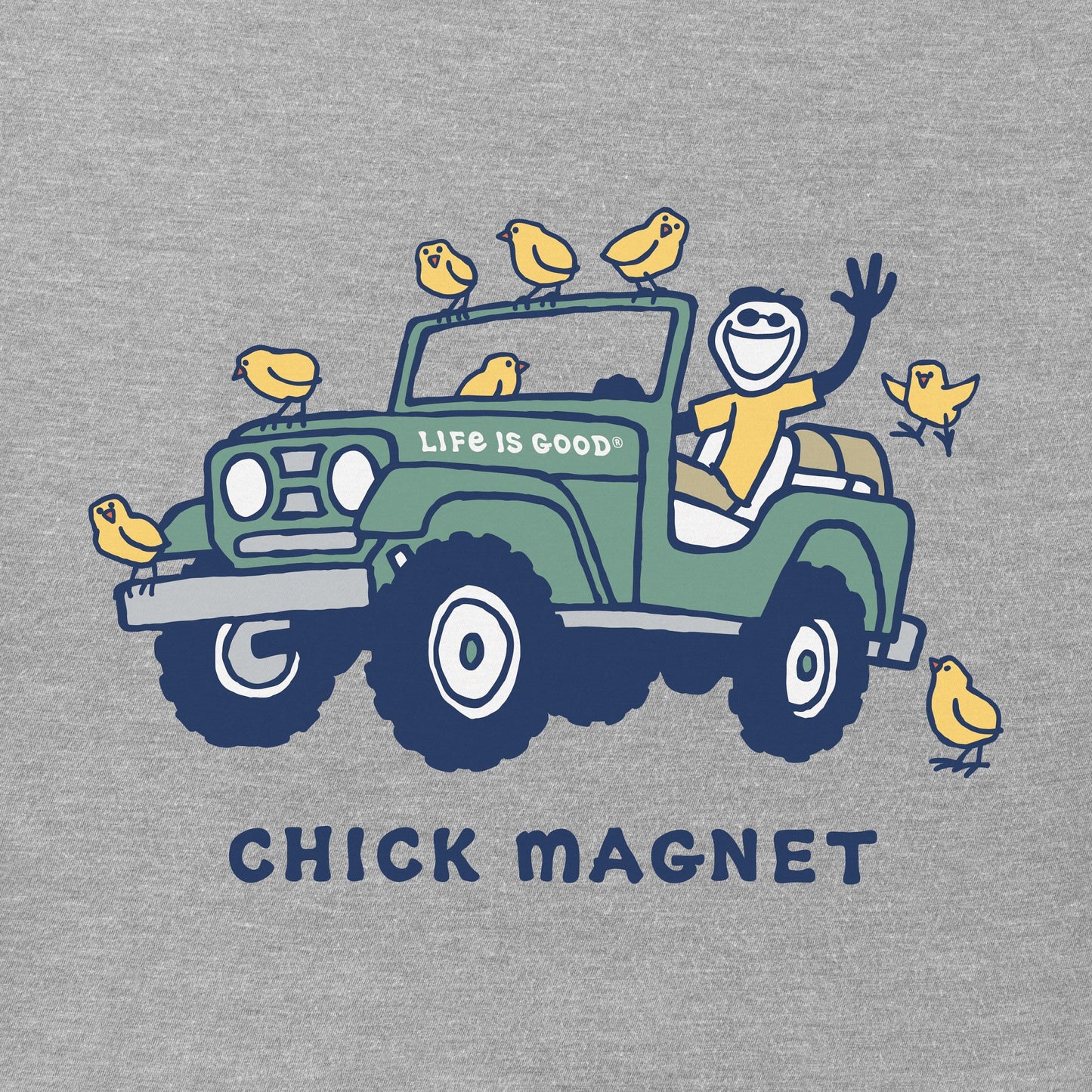 Men's Chick Magnet ATV Short Sleeve Crusher Tee
