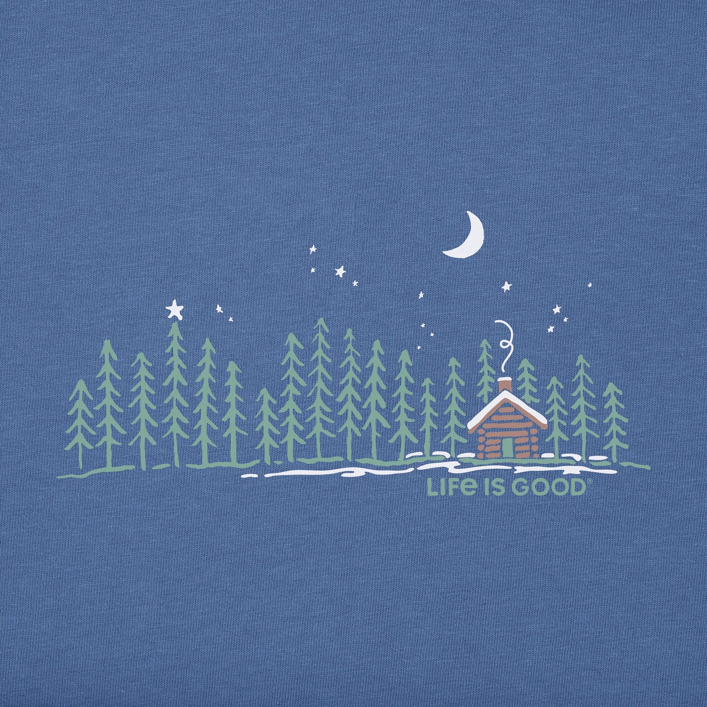 Women's Cabin Landscape Long Sleeve Crusher Tee