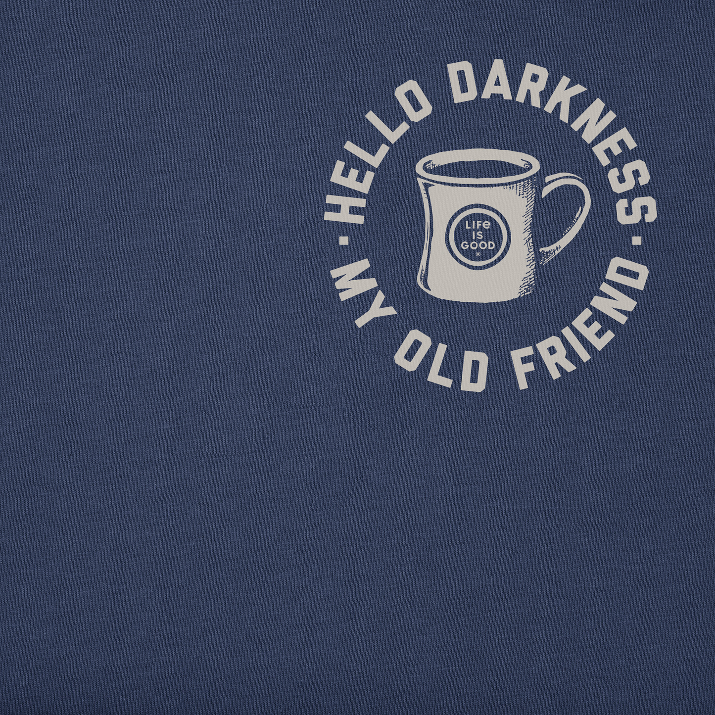 Men's Hello Darkness My Old Friend Short Sleeve Crusher Tee