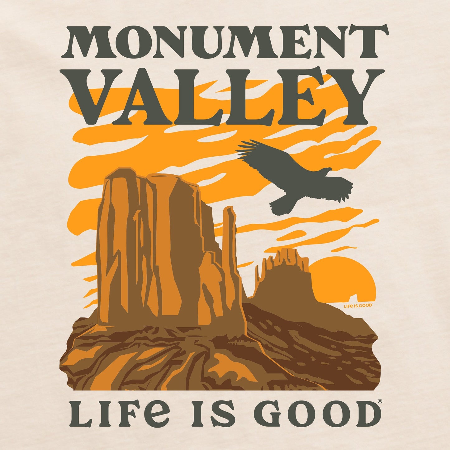 Men's Monument Valley Hawk Short Sleeve Crusher Tee