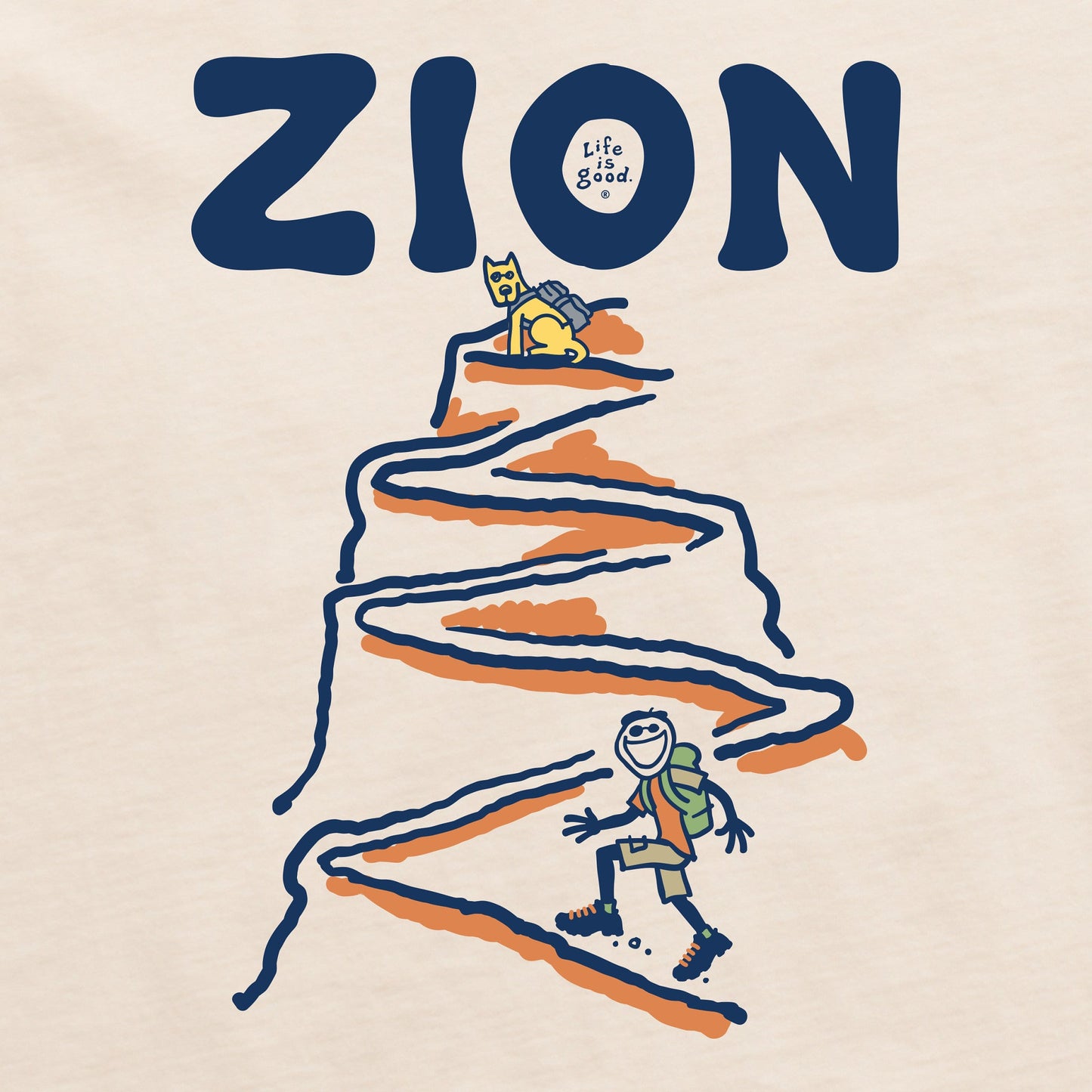 Men's Jake Zion Switchback Short Sleeve Crusher Tee