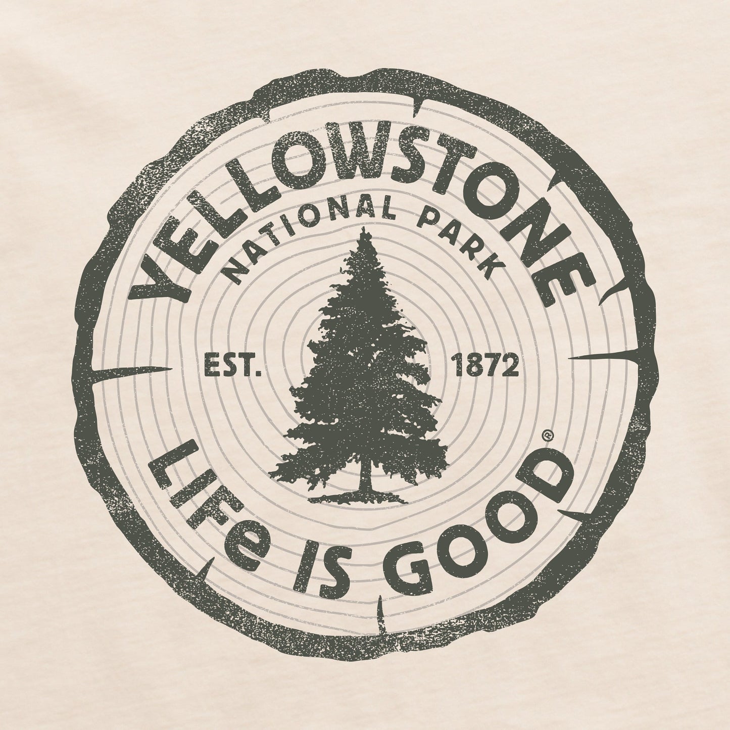 Men's Yellowstone Stump Short Sleeve Crusher Tee
