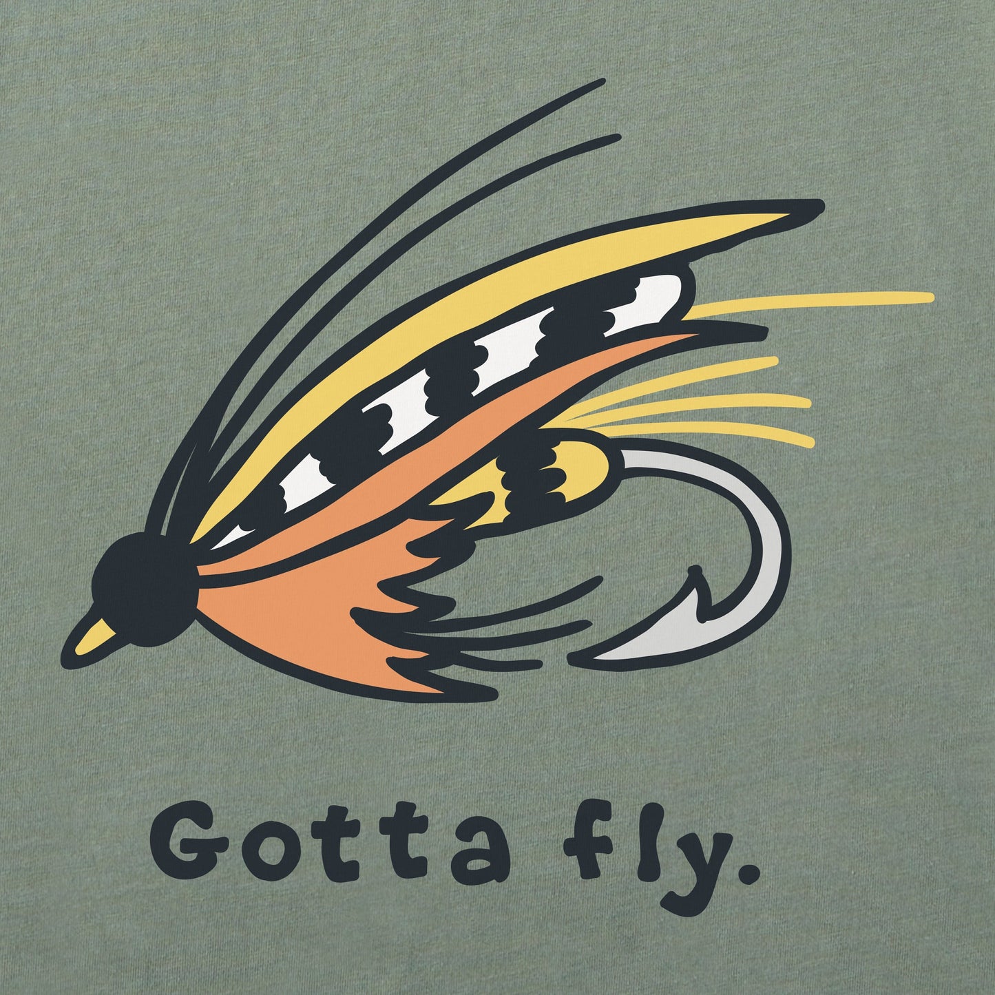 Men's Gotta Fly Short Sleeve Crusher Tee