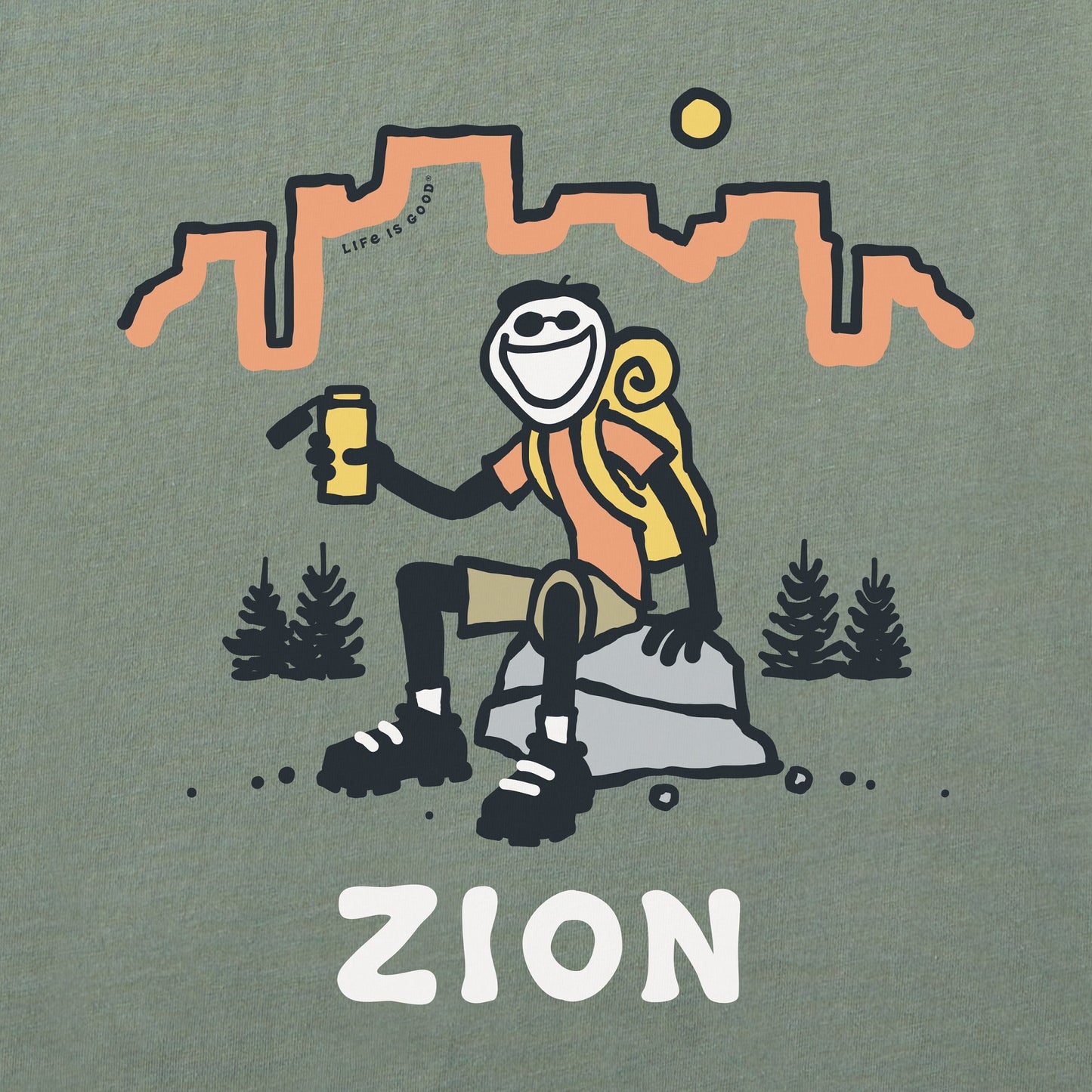 Men's Jake Zion National Park Short Sleeve Crusher Tee