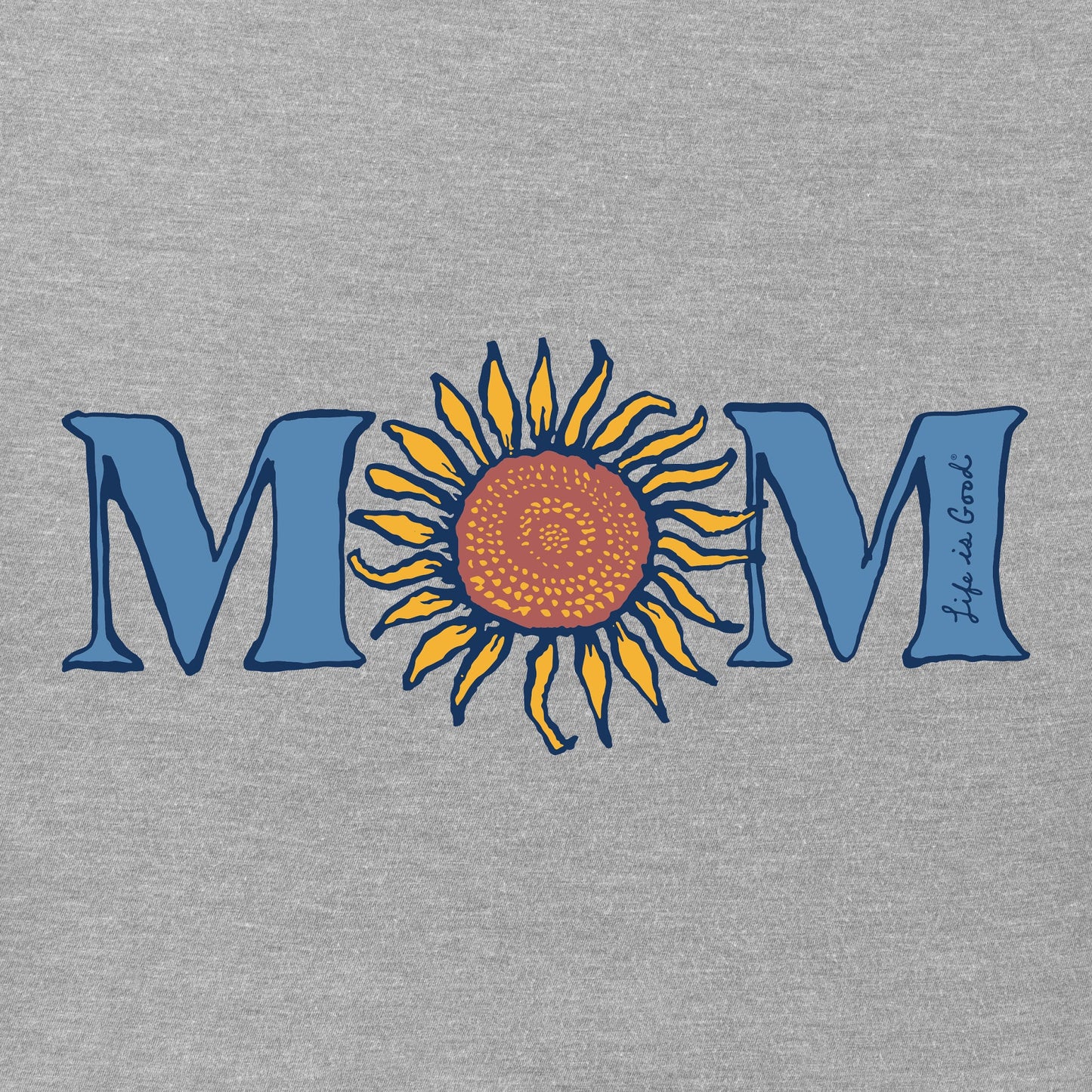 Women's Sunflower Mom Short Sleeve Vee