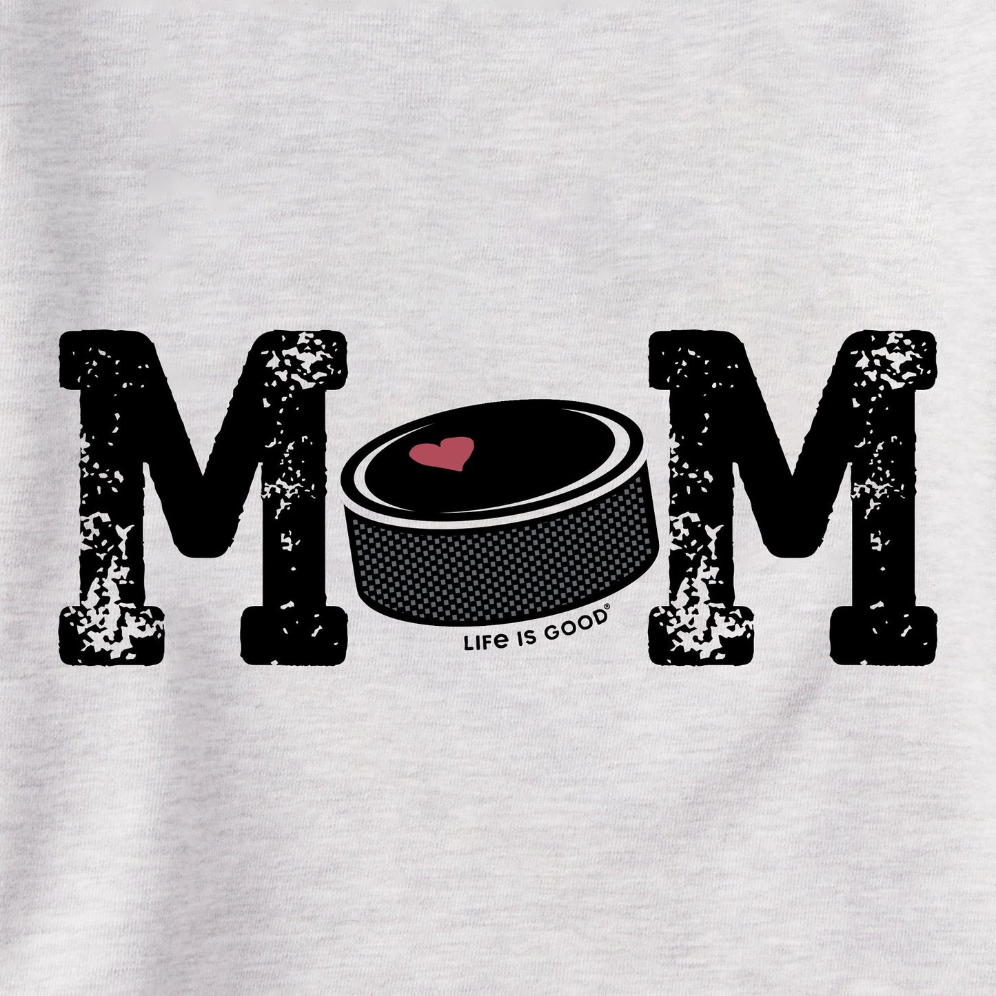 Women's Hockey Puck Mom Simply True Fleece Hoodie
