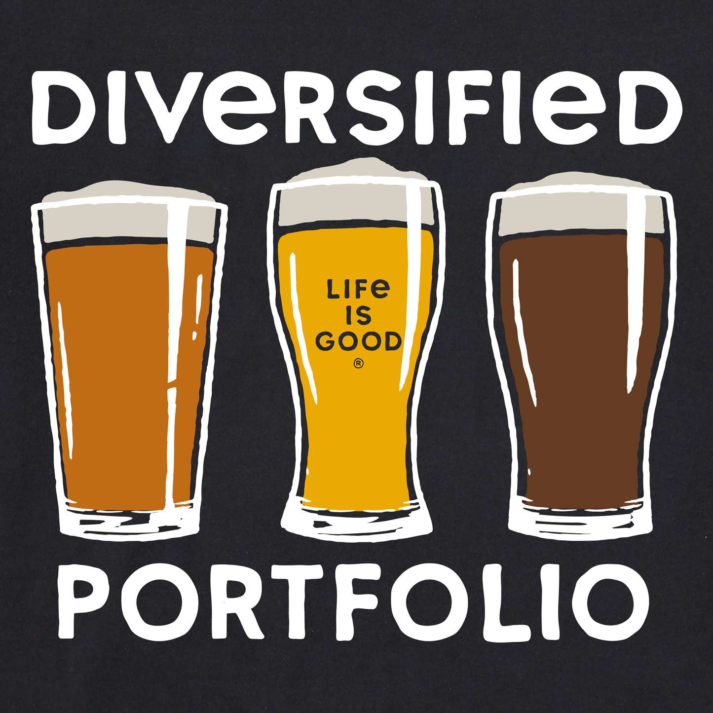 Men's Diversified Portfolio Beer Short Sleeve Crusher Tee