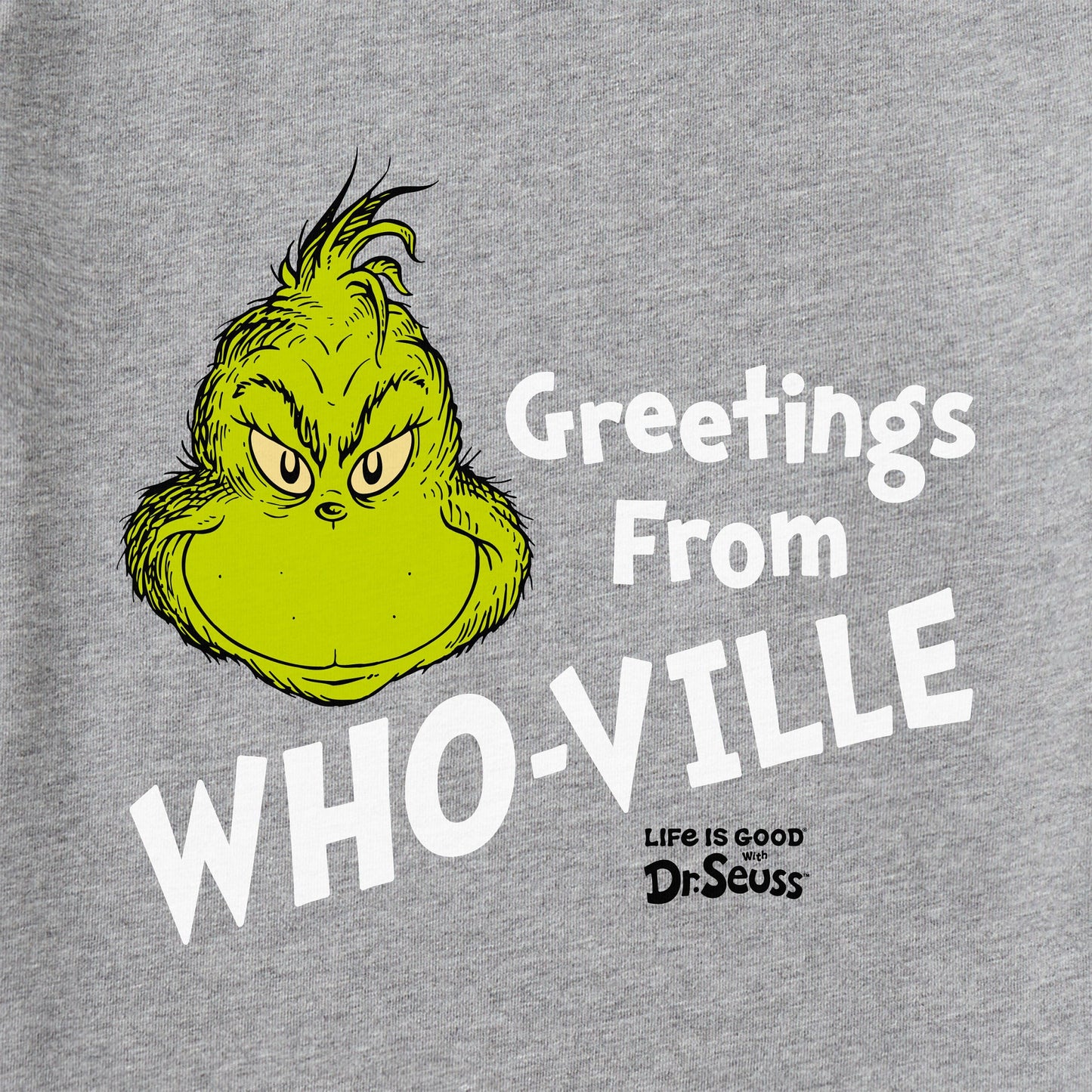Kids Greetings from Who-Ville Grinch Short Sleeve Crusher Tee