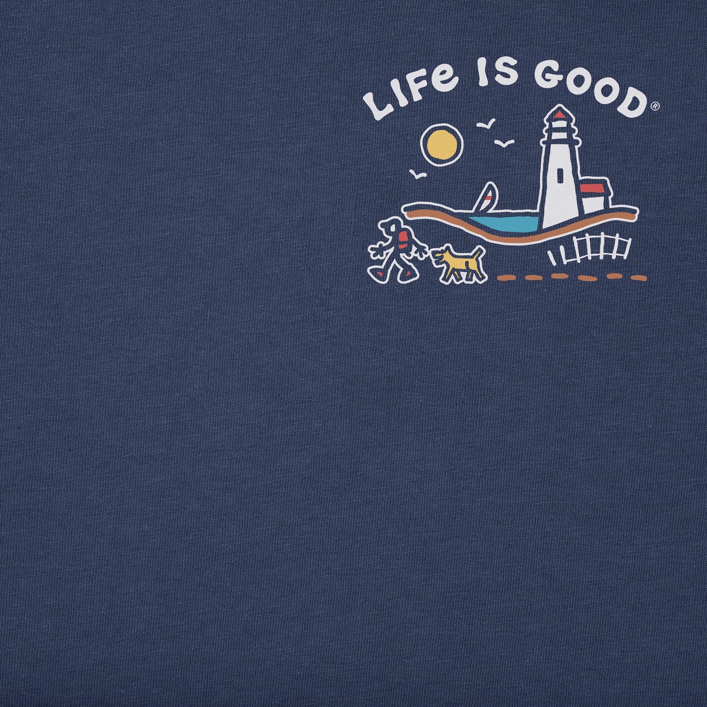 Men's Jake and Rocket Lighthouse Walk Short Sleeve Crusher Tee