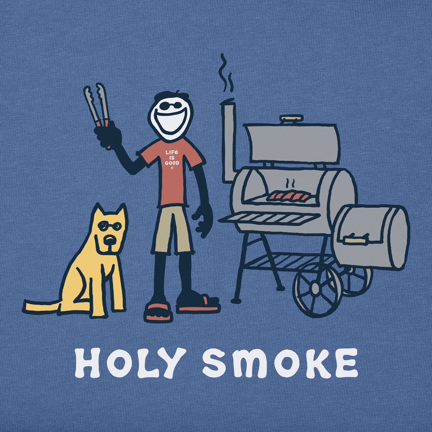 Men's Jake and Rocket Holy Smoke Short Sleeve Crusher Tee