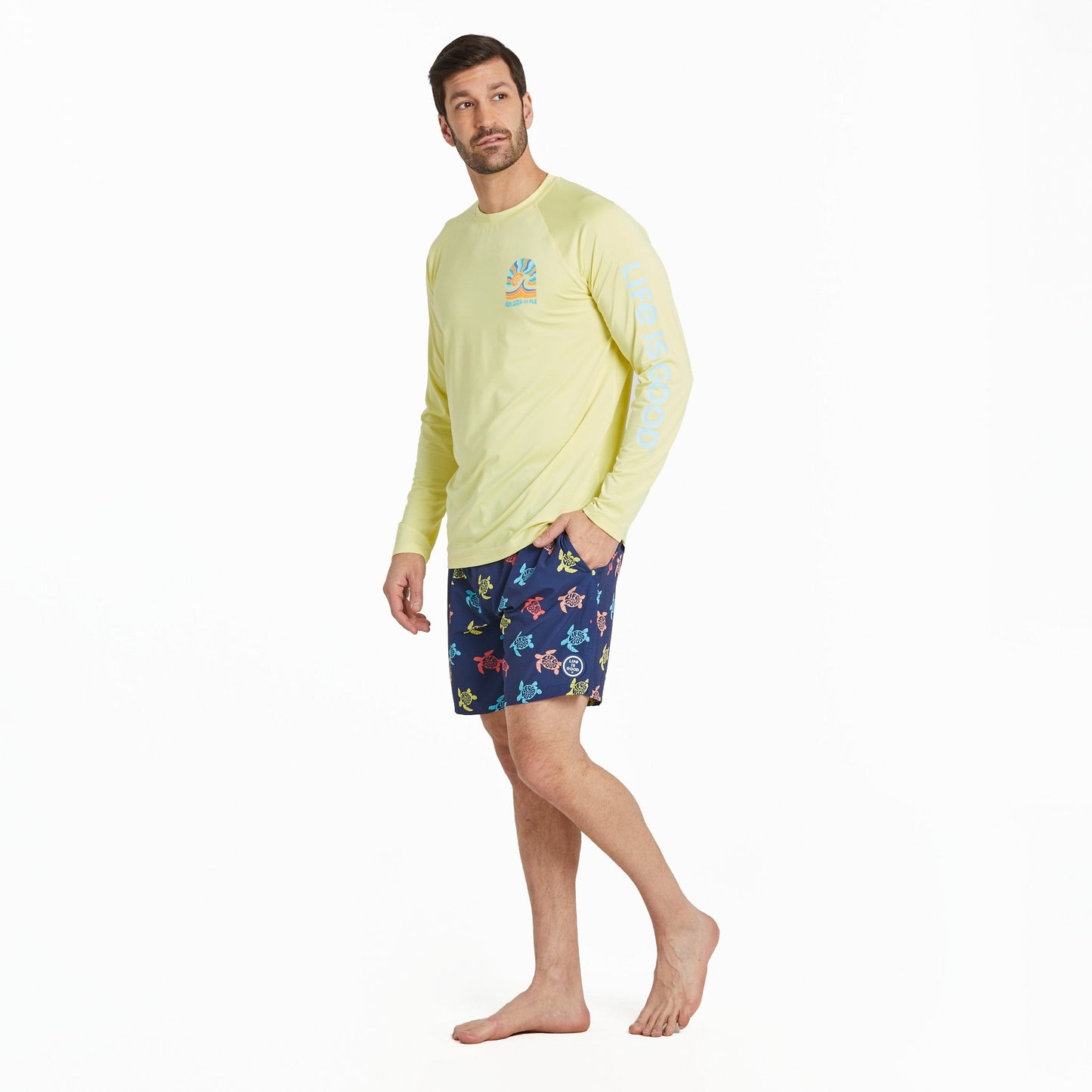 Men's Multi Turtle Swim Trunk