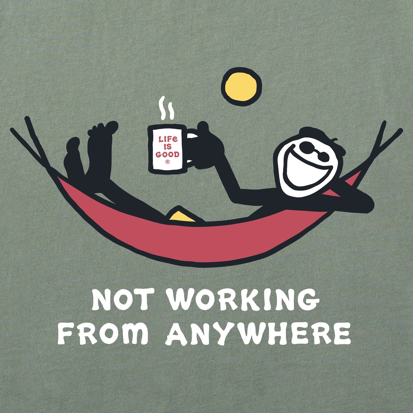 Men's Not Working Hammock Short Sleeve Tee