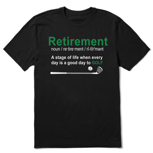 Men's Golf Retirement Defined Short Sleeve Tee