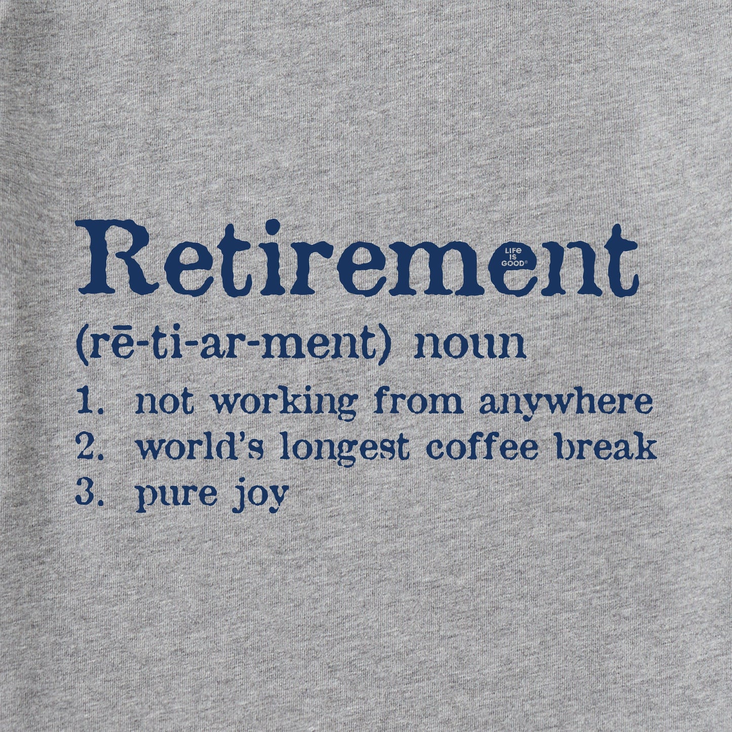 Men's Retirement Defined Short Sleeve Tee