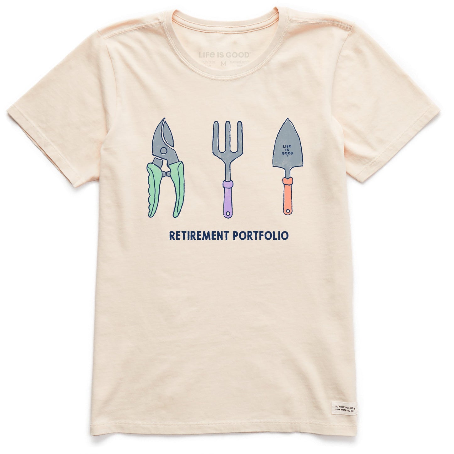 Women's Gardening Retirement Portfolio Short Sleeve Crusher Tee