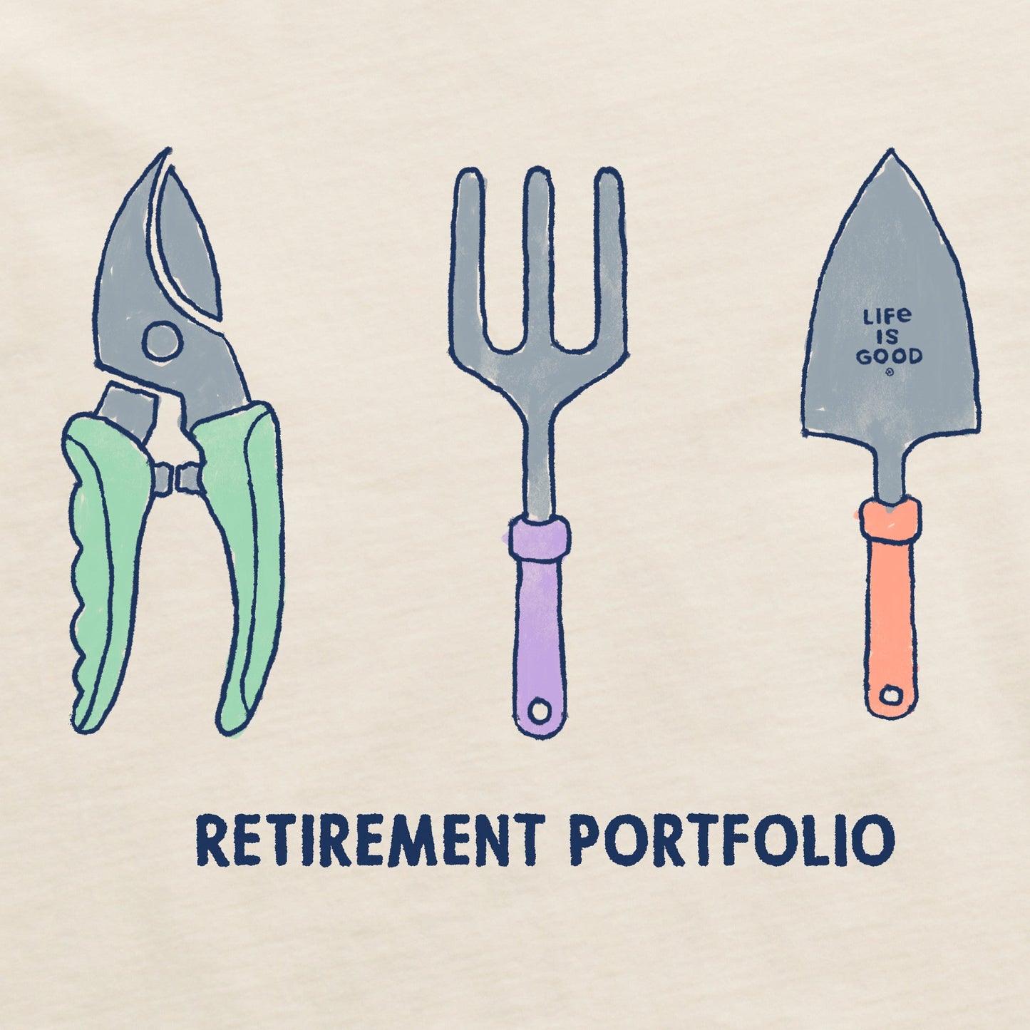 Women's Gardening Retirement Portfolio Short Sleeve Crusher Tee