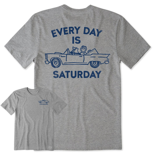 Men's Every Day is Saturday Adventure Short Sleeve Tee