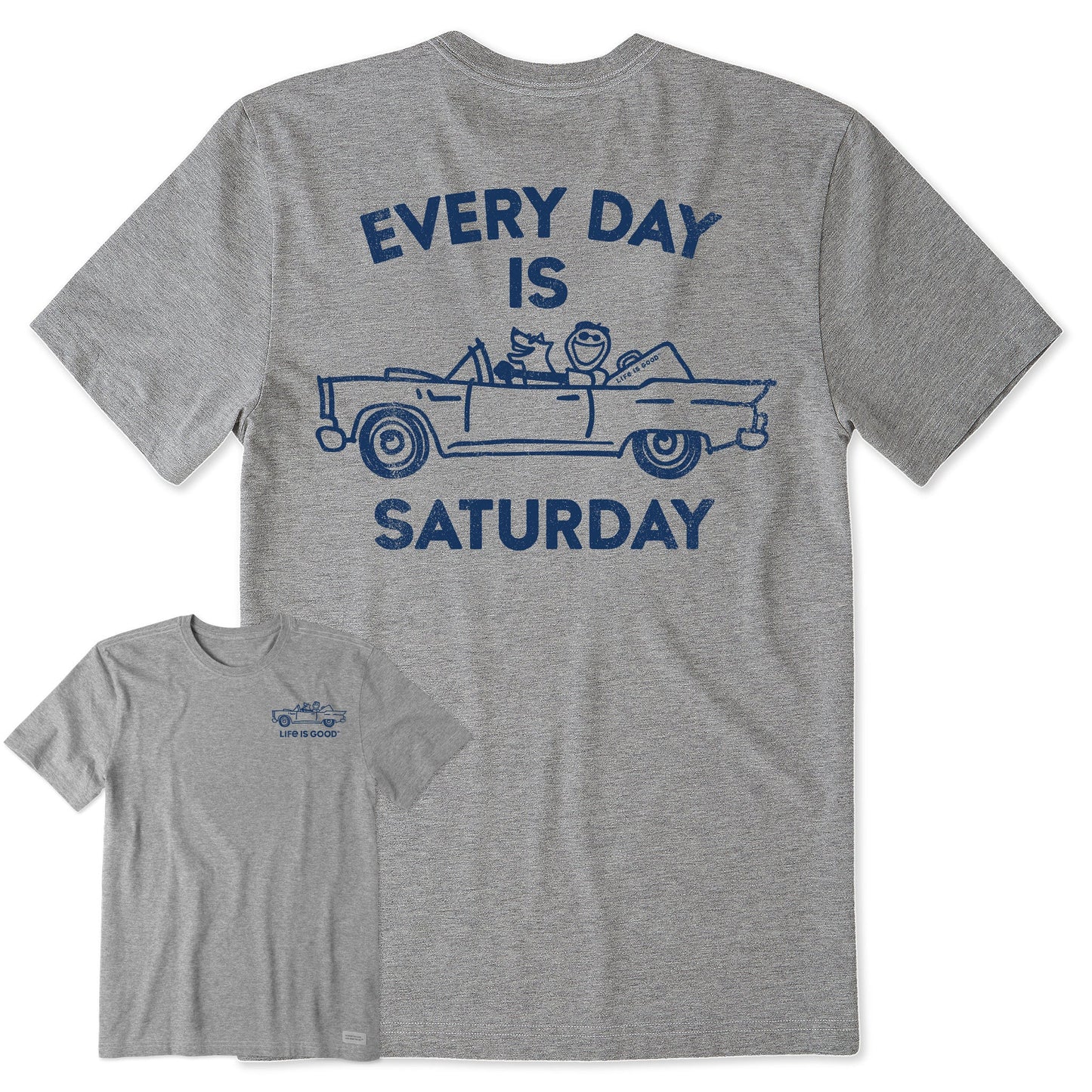 Men's Every Day is Saturday Adventure Short Sleeve Tee