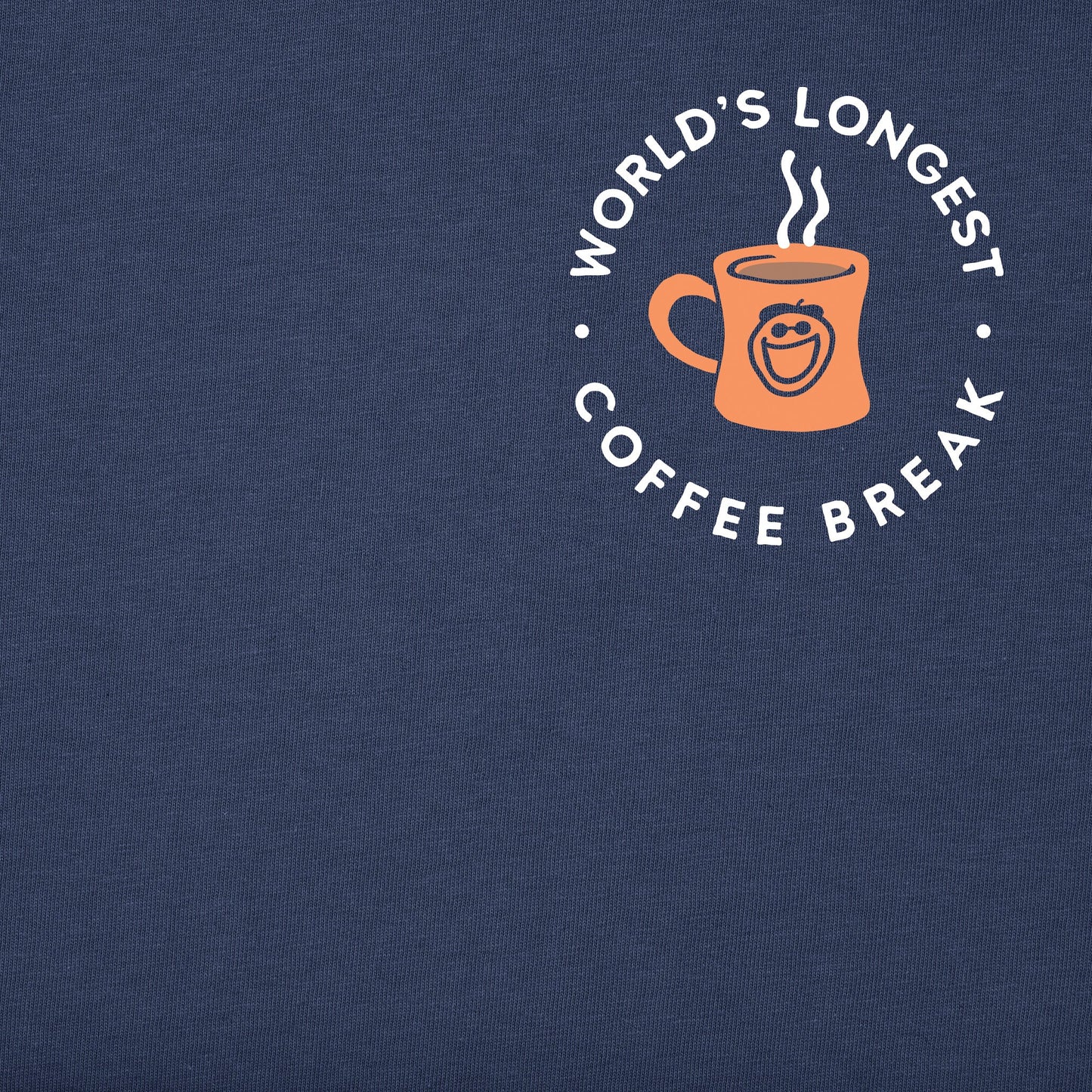 Men's Worlds Longest Coffee Break Short Sleeve Tee