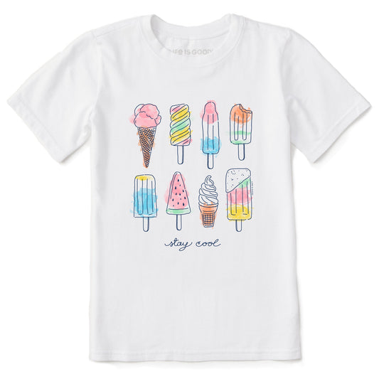 Kids Ice Cream & Popsicles Short Sleeve Crusher Tee