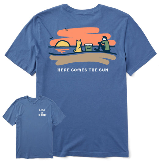 Men's Jake Rocket Sunset Short Sleeve Crusher Tee