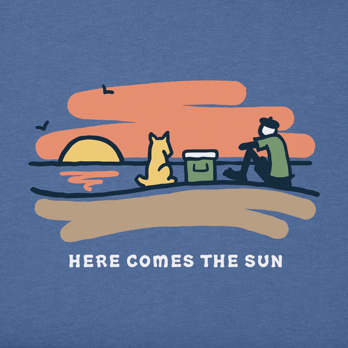 Men's Jake Rocket Sunset Short Sleeve Crusher Tee