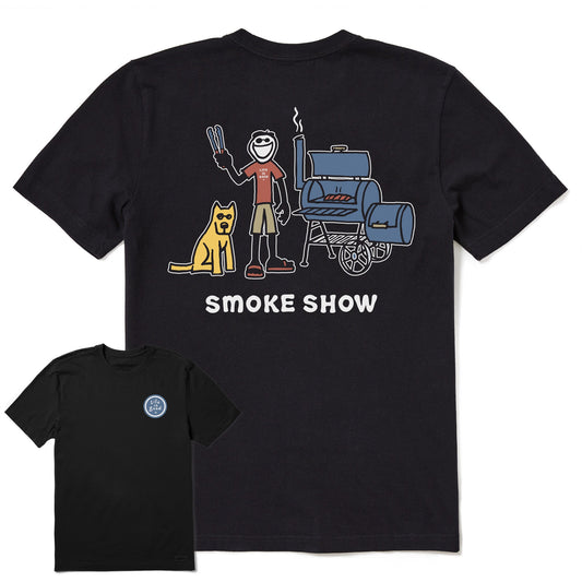 Men's Jake and Rocket Smoke Show Short Sleeve Crusher Tee