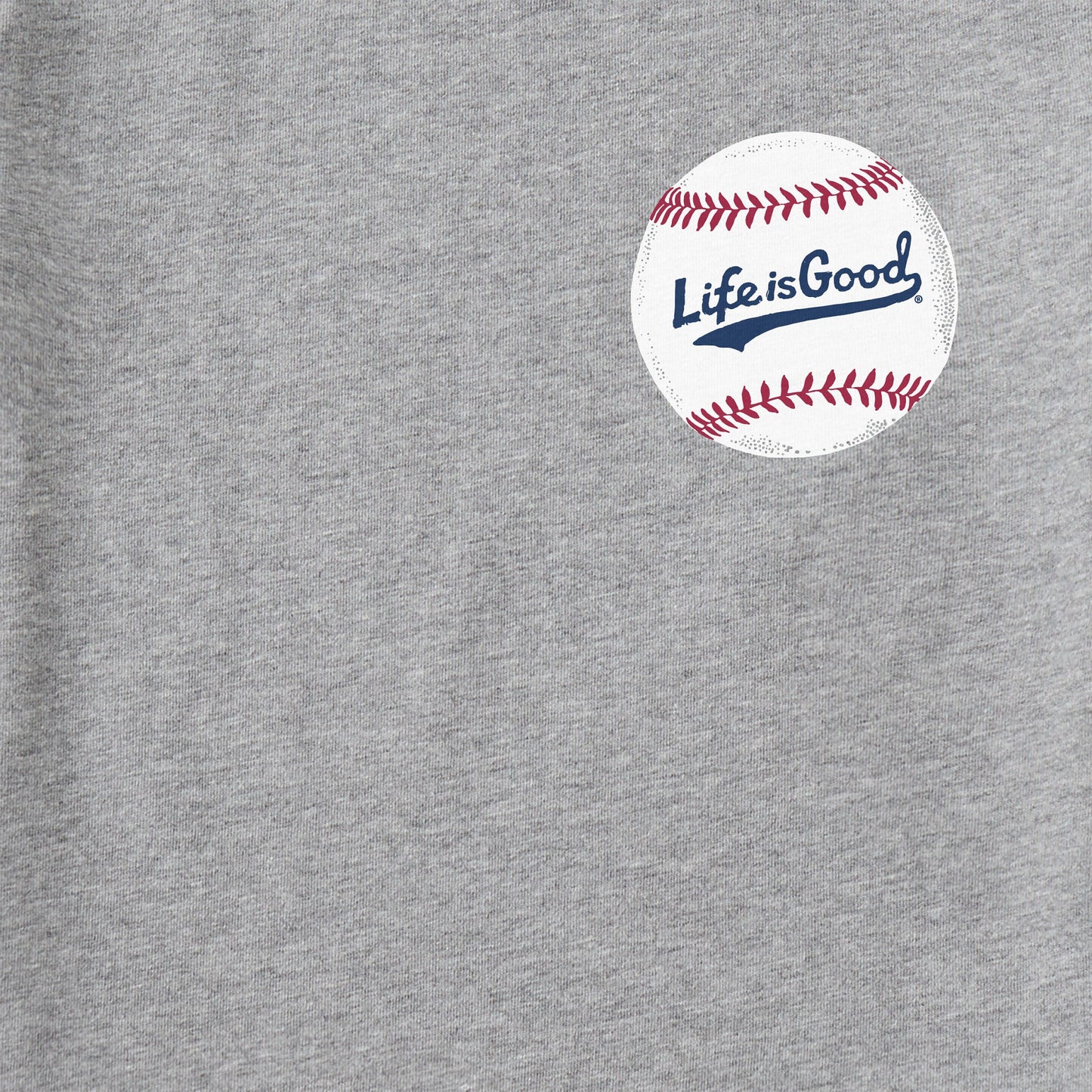 Men's Vertical USA Flag Baseball Short Sleeve Tee