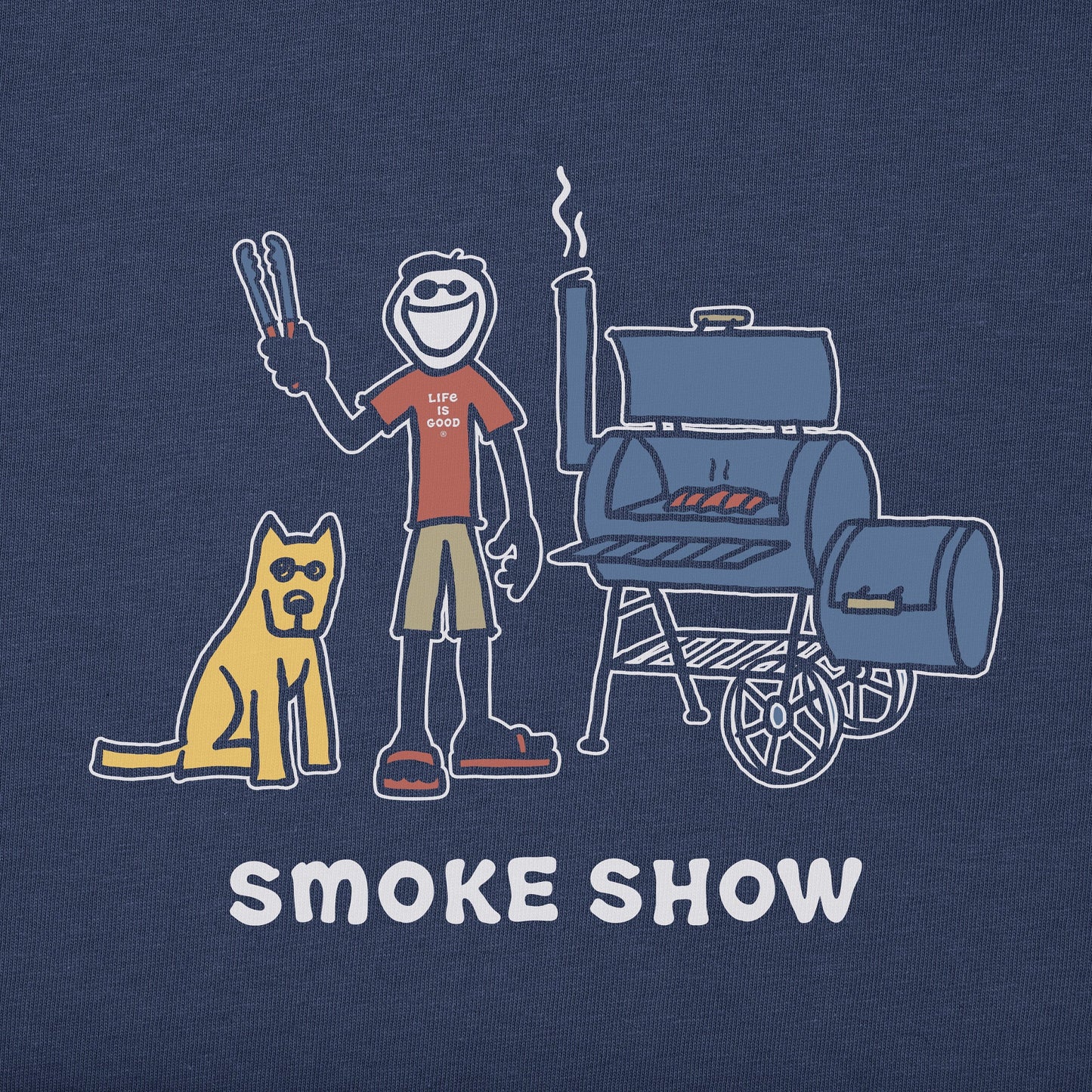 Men's Jake and Rocket Smoke Show Short Sleeve Crusher Tee