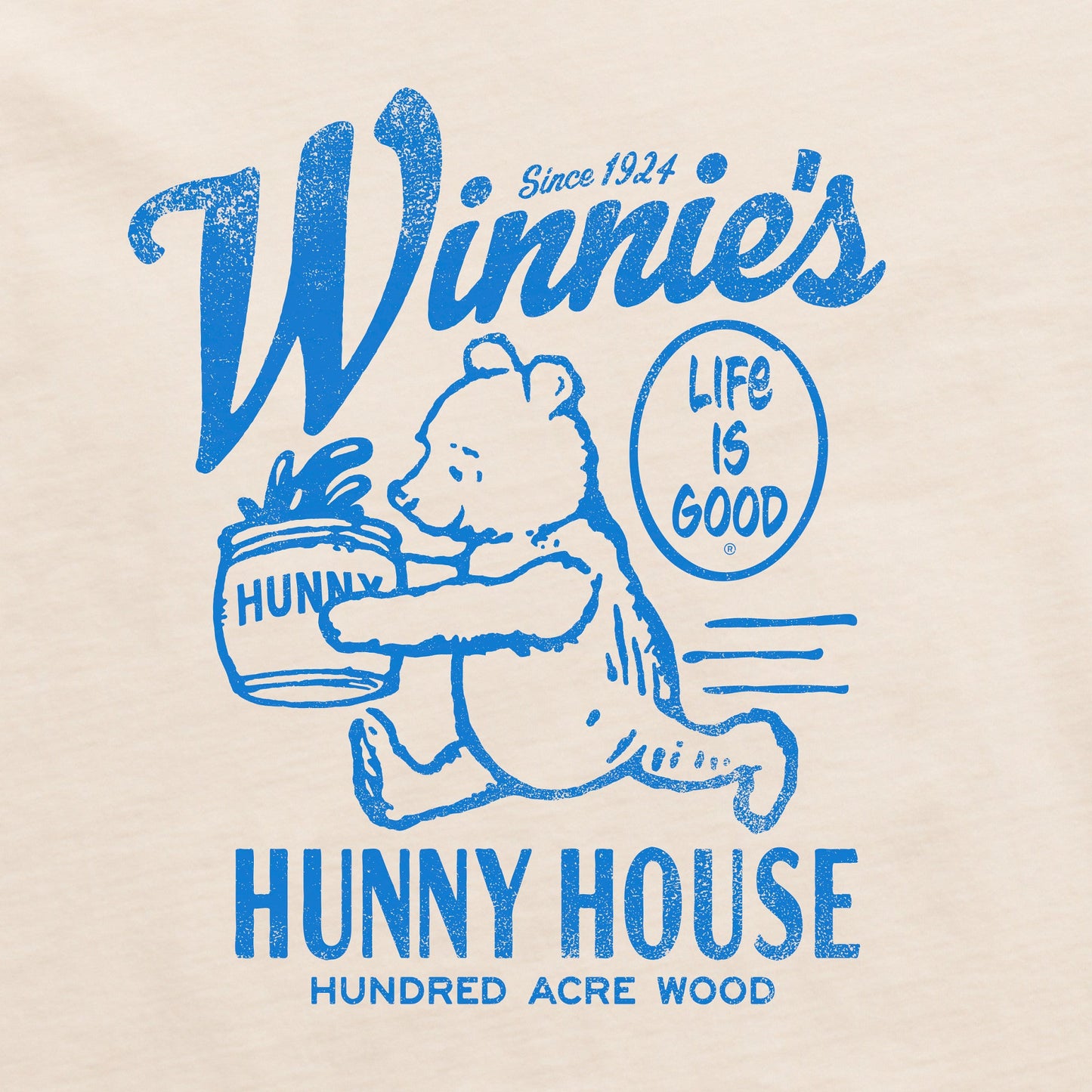 Men's Winnie's Hunny House Short Sleeve Crusher Tee