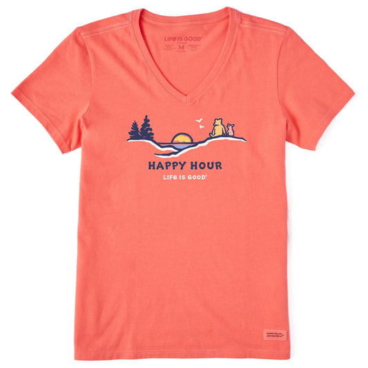 Women's Winnie & P Happy Hour Short Sleeve Vee