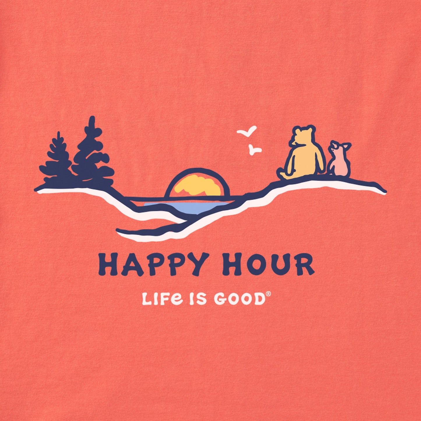 Women's Winnie & P Happy Hour Short Sleeve Vee