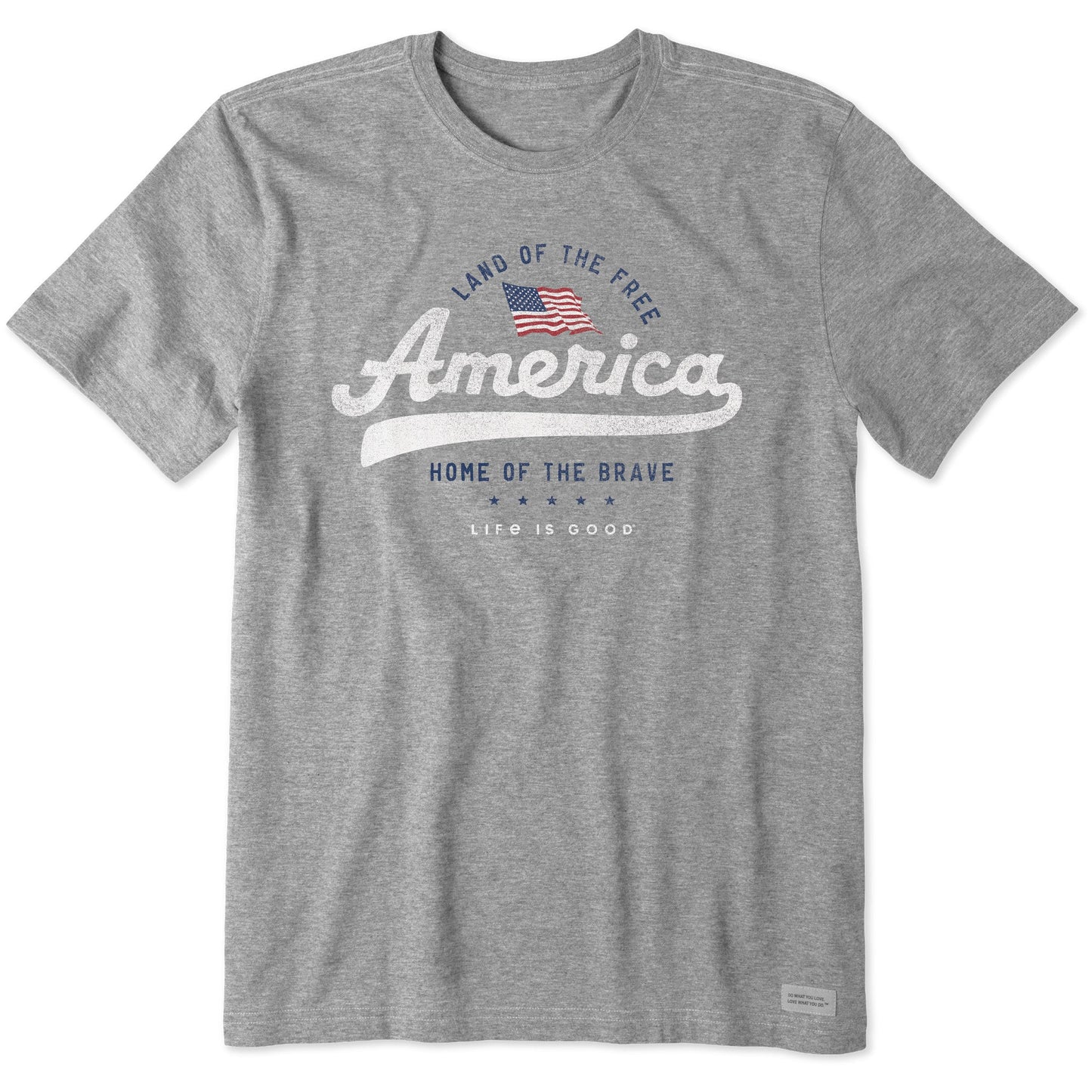 Men's Land of the Free Short Sleeve Crusher Tee