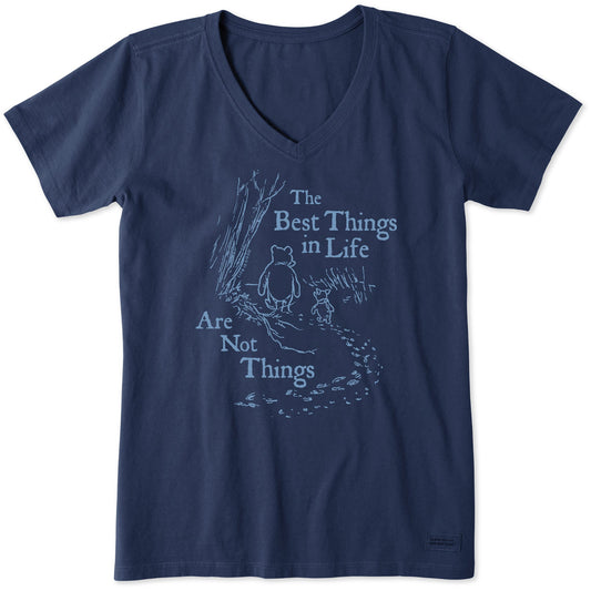 Women's Winnie & P Best Things Short Sleeve Crusher Vee