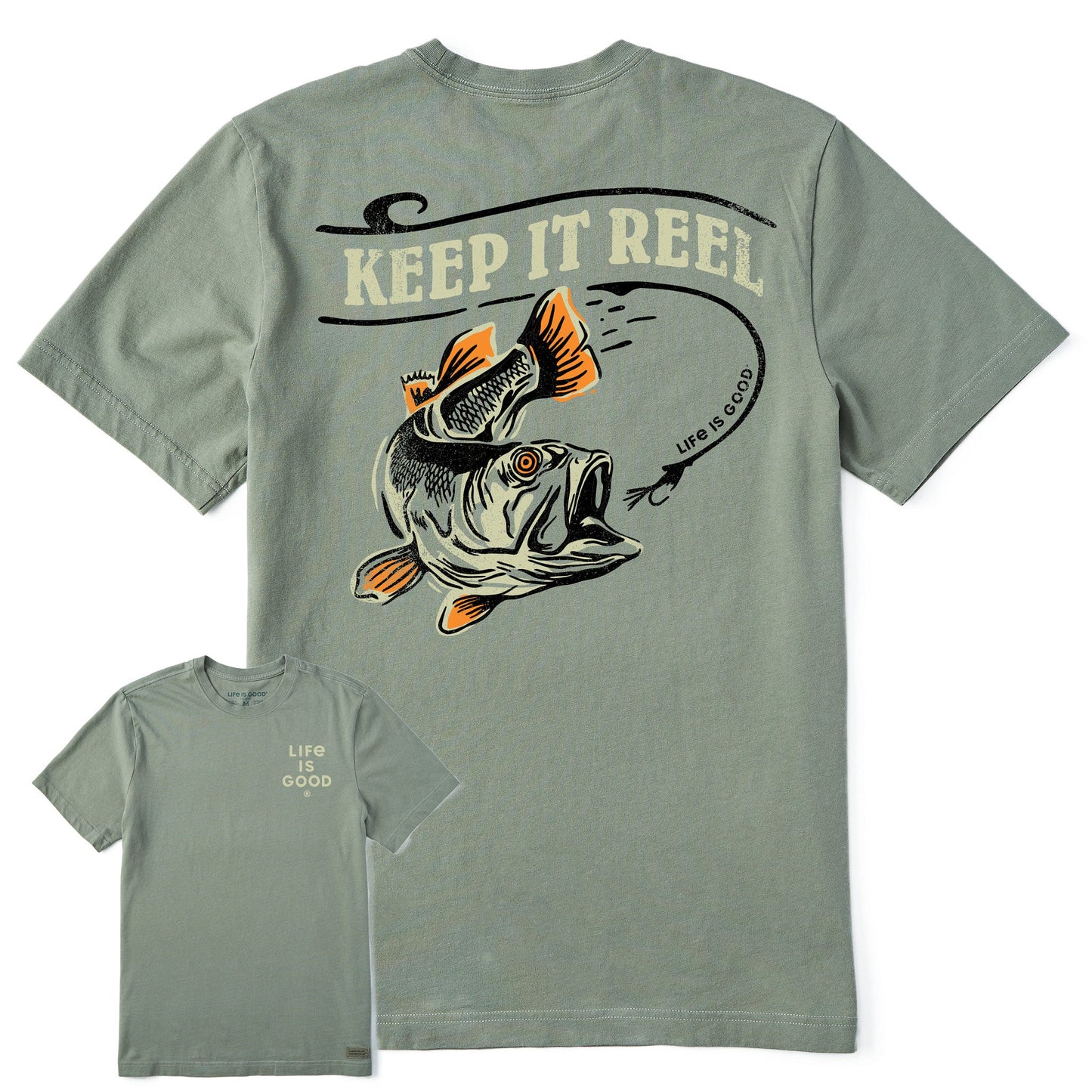 Men's Keep It Reel Bass Short Sleeve Tee
