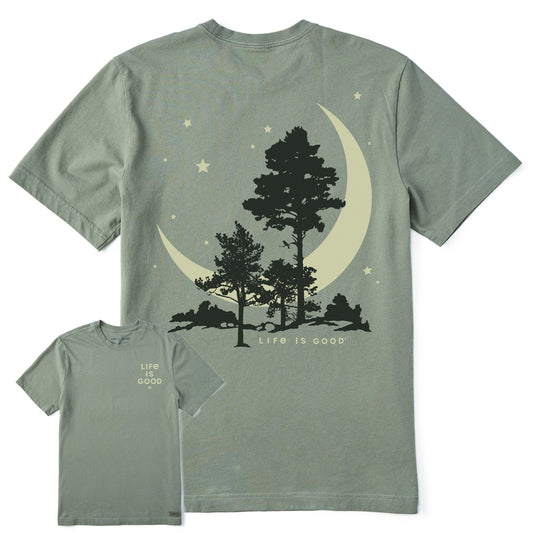 Men's Moonlight Trees Short Sleeve Tee