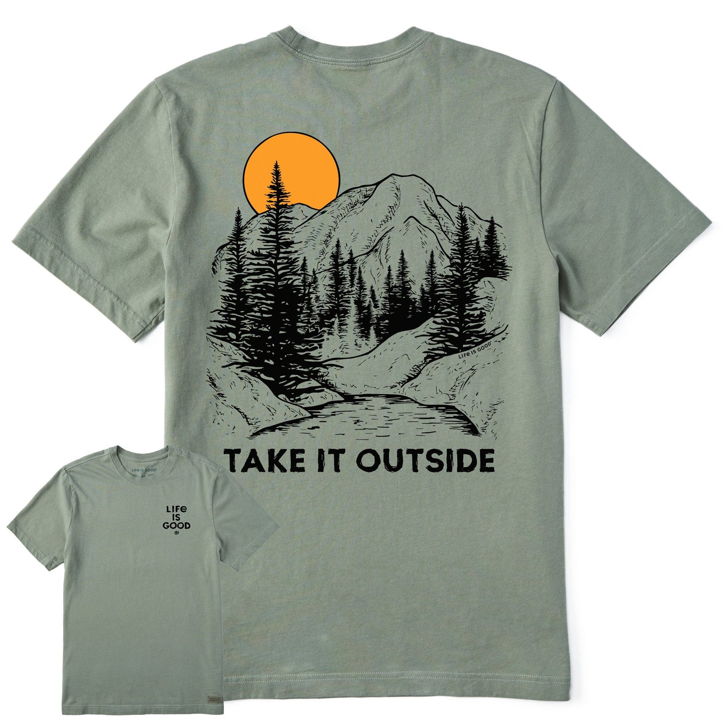 Men's Take it Outside Mountains Short Sleeve Tee
