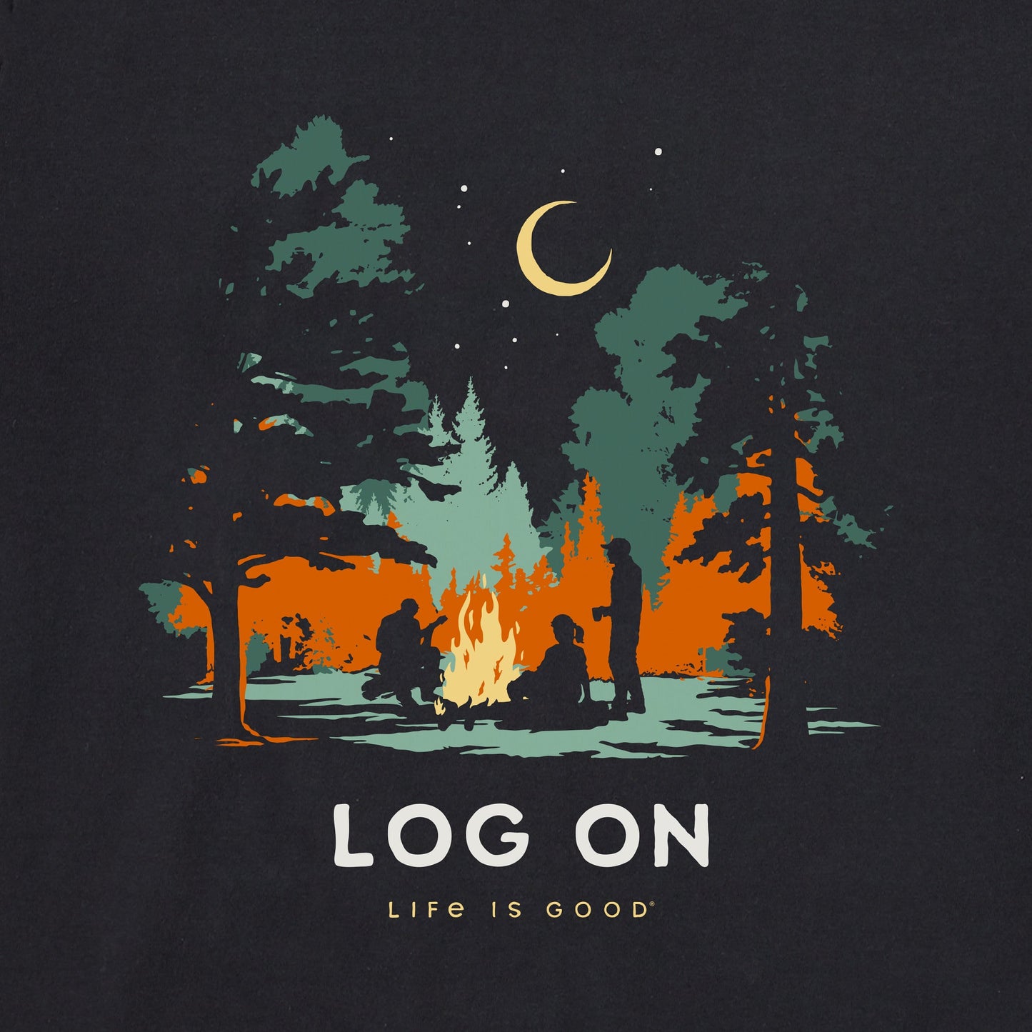 Men's Log On Campfire Short Sleeve Tee
