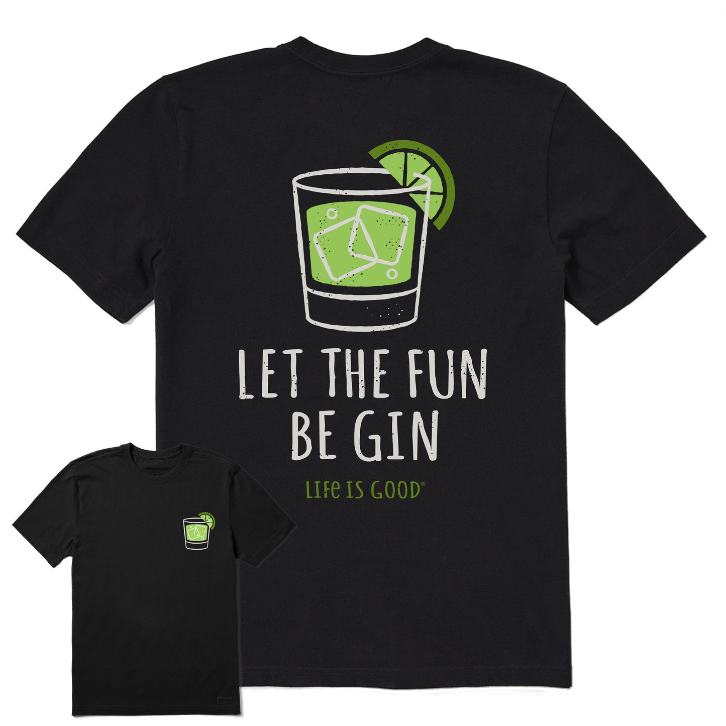 Men's Let the Fun Be Gin Short Sleeve Tee