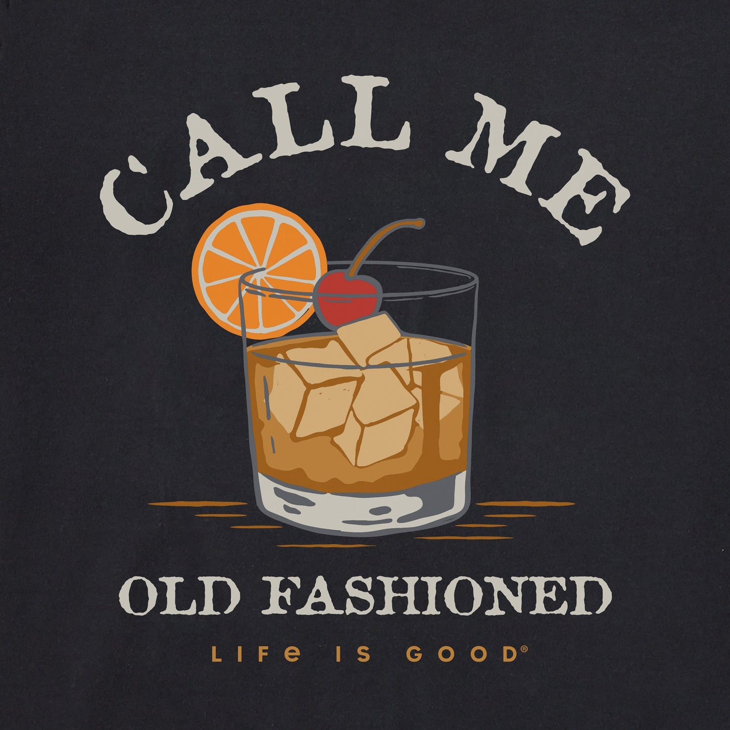 Men's Old Fashioned Cocktail Short Sleeve Tee